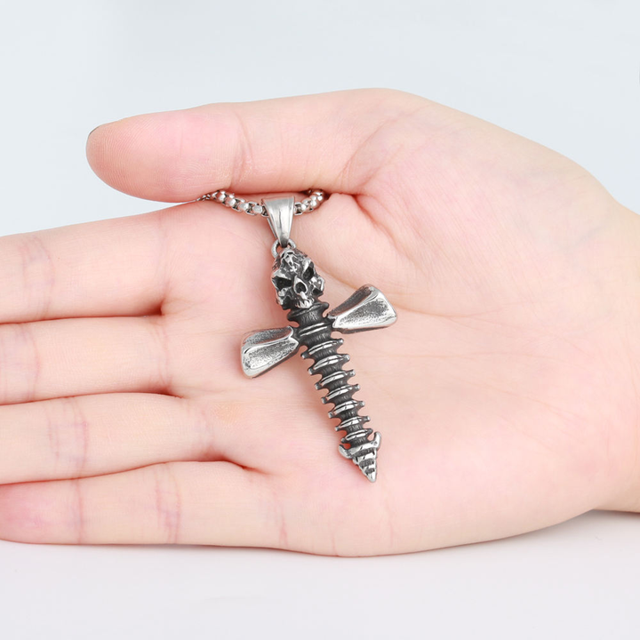 Spine Skull Necklace