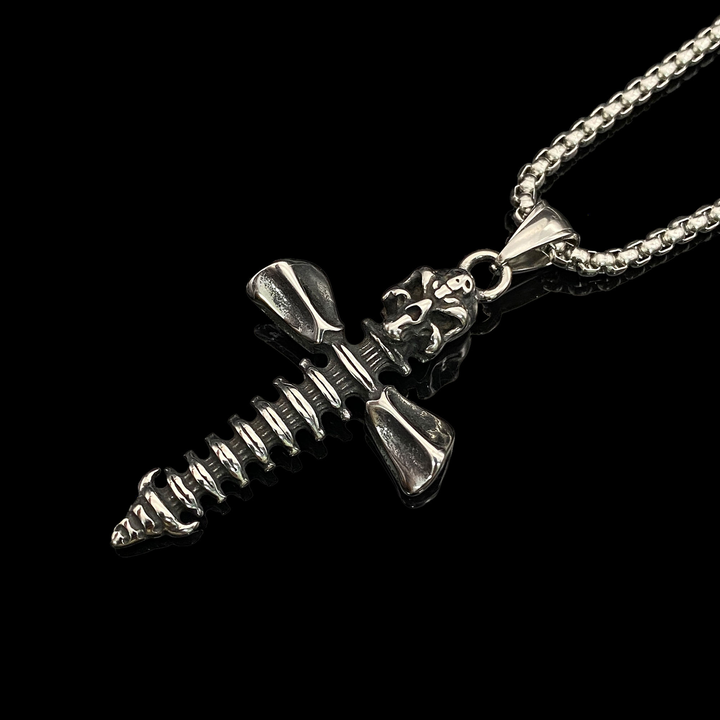 Spine Skull Necklace