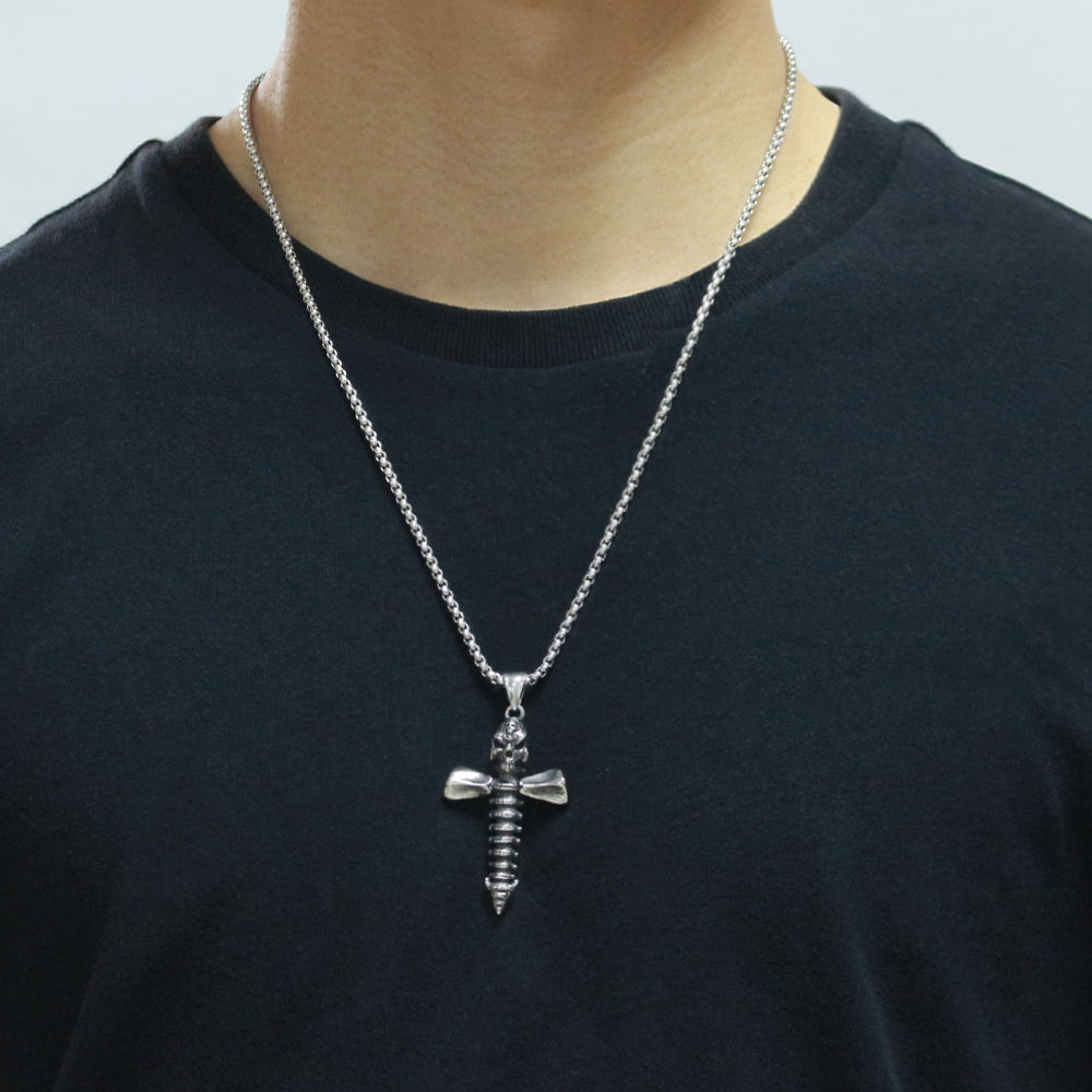Spine Skull Necklace