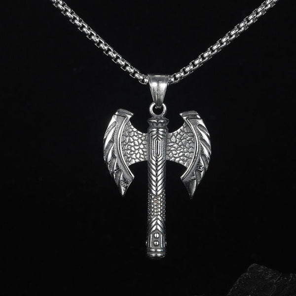 Shadow Double Axe Necklace