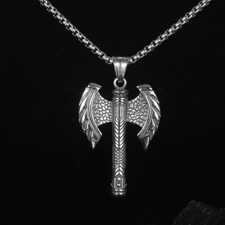 Shadow Double Axe Necklace