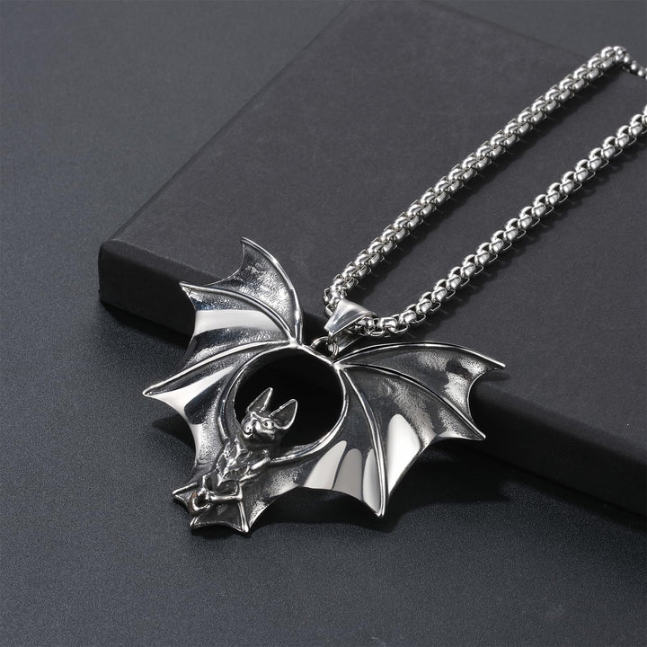 Nocturne Bat Pendant Necklace