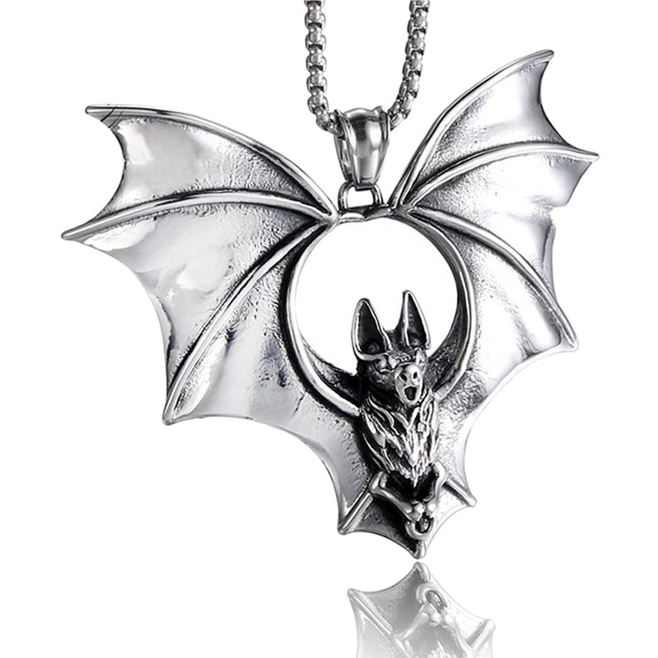 Nocturne Bat Pendant Necklace