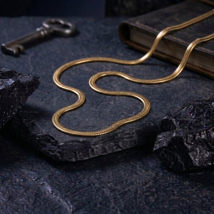 Sunlit Sovereign Mens Chain & Bracelet Set