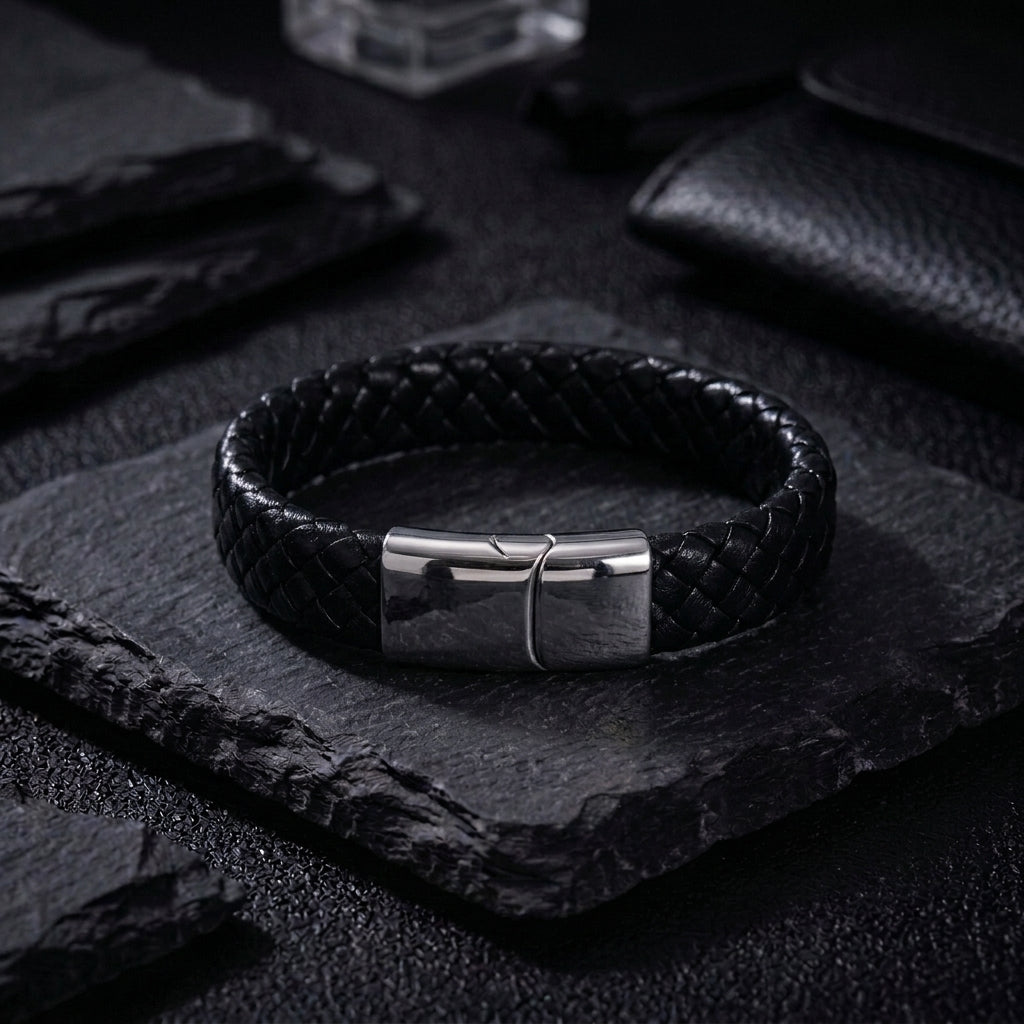 Void Sterling Mens Chain &amp; Bracelet Set