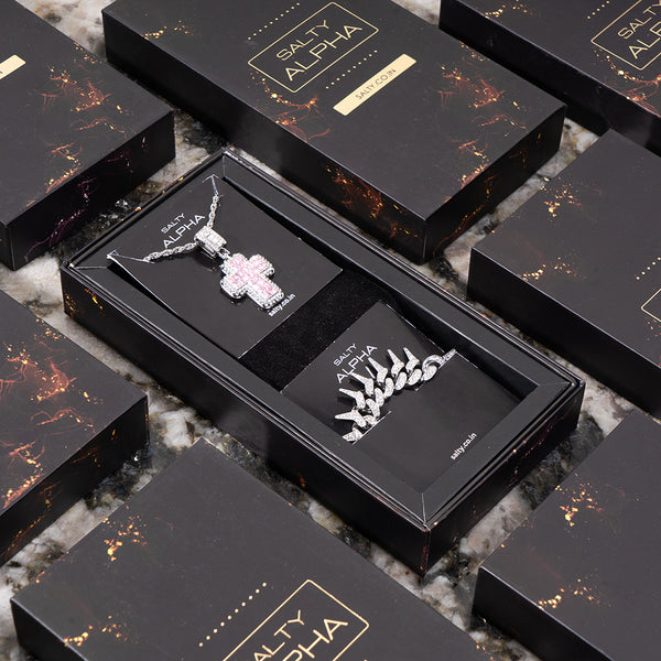 Argent Alpha Bracelet & Chain Combo