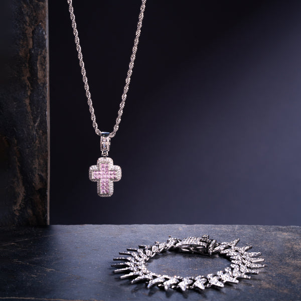 Argent Alpha Bracelet & Chain Combo