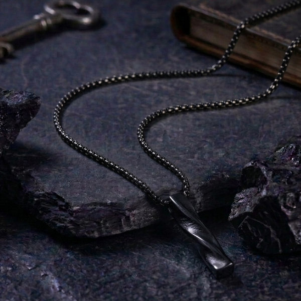 Collier Black Chain