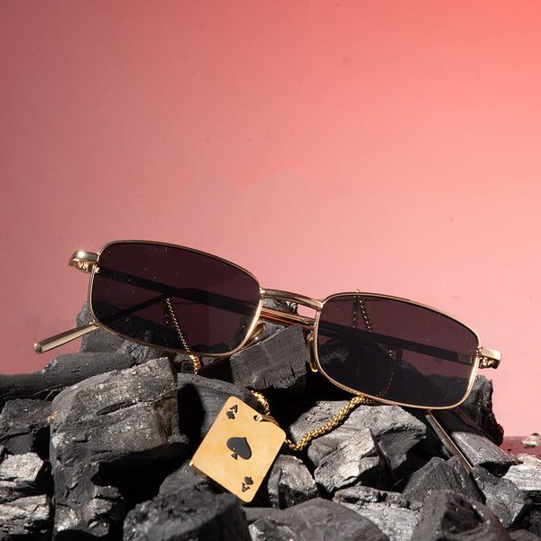 Royal Ace Necklace & Sunglasses Combo