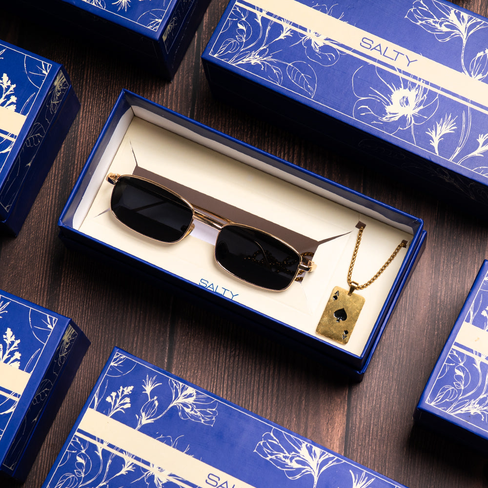 Royal Ace Necklace & Sunglasses Combo | Salty
