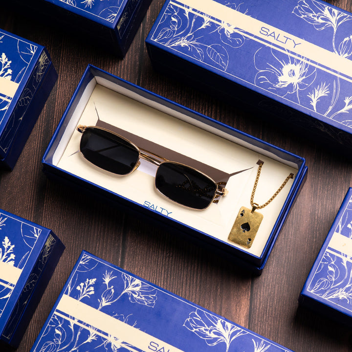 Royal Ace Necklace & Sunglasses Combo | Salty