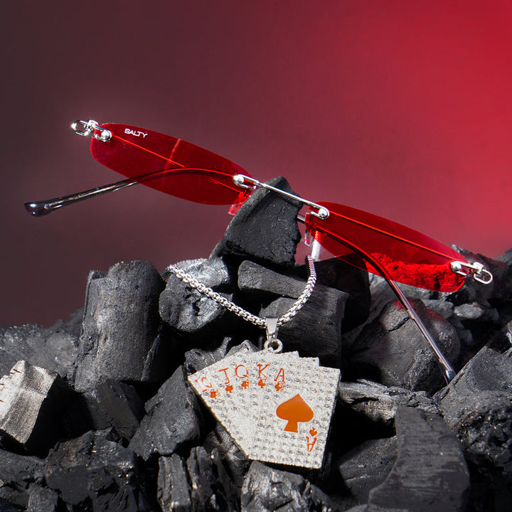 Statement Maker Sunglasses & Necklace Set | Salty