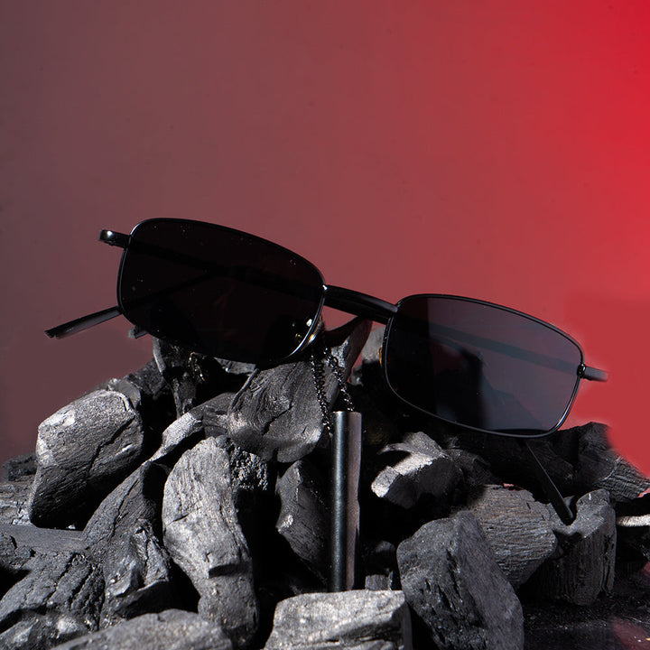 Blackout Sunglasses & Necklace Set | Salty