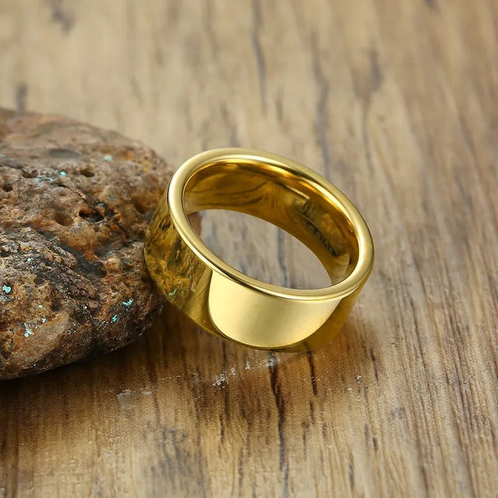 Cool Dude Plain Golden Ring