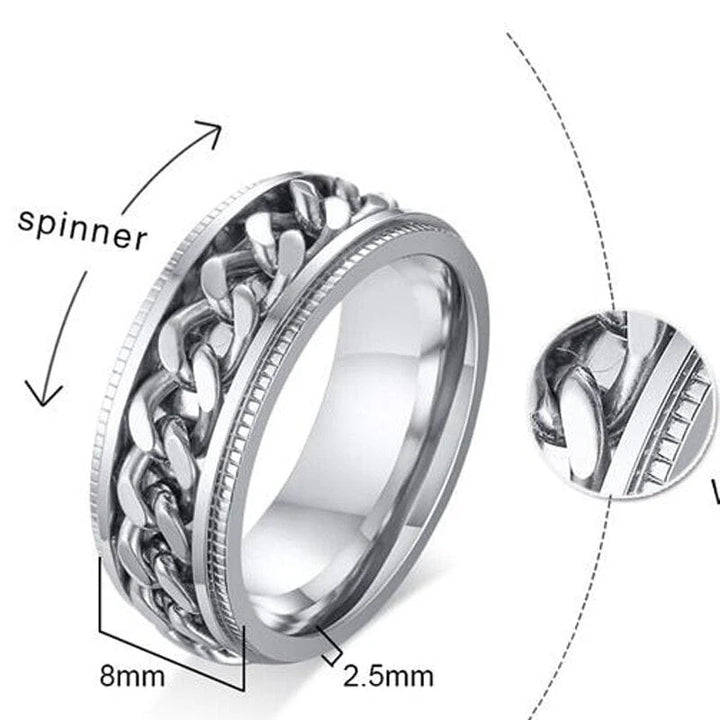 Runic Silver Band