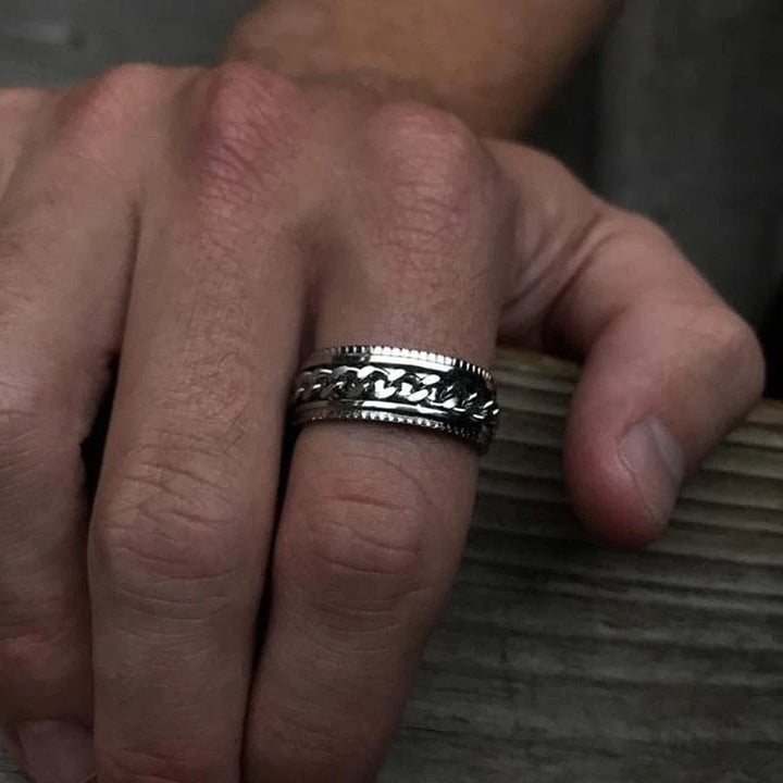 Runic Silver Band