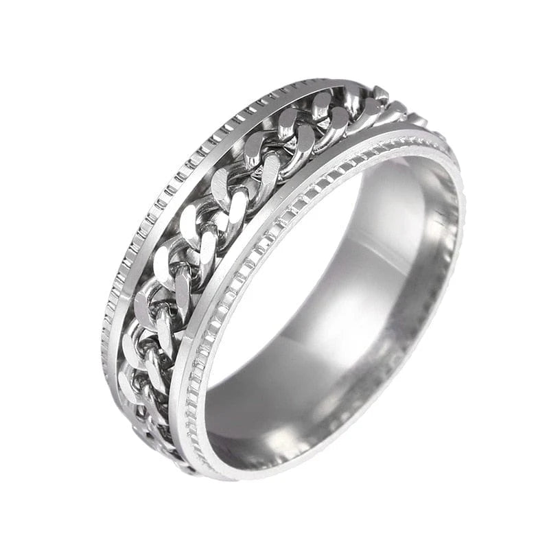 Runic Silver Band