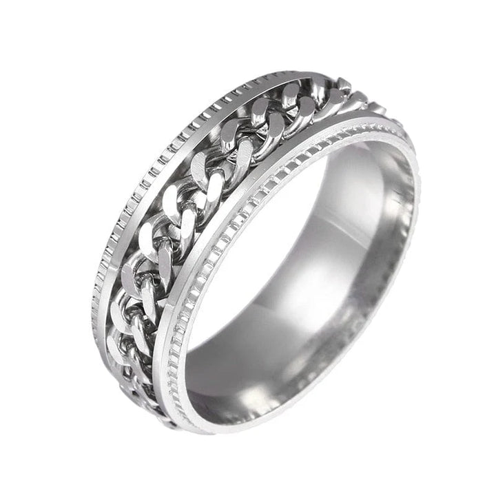 Runic Silver Band