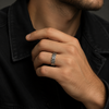 Scrambler Silver Ring