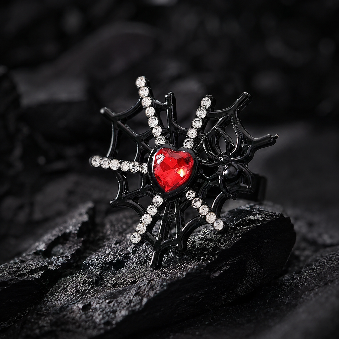 Silken Heart Blood Ring