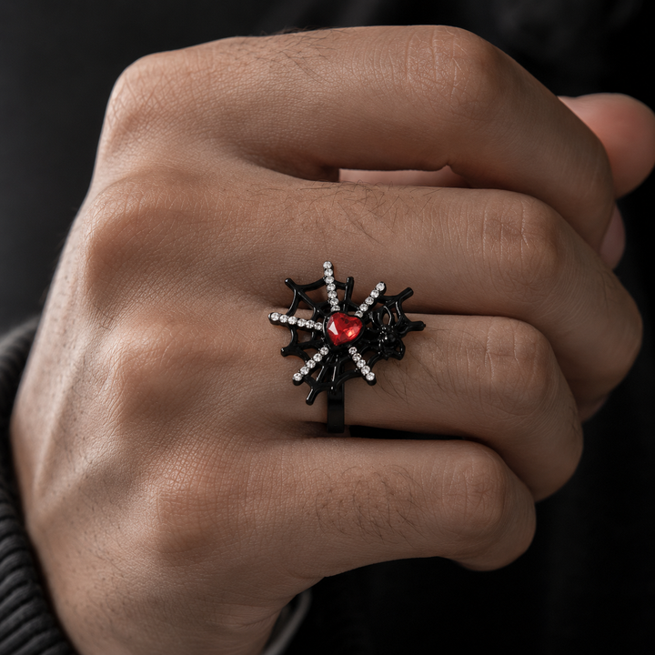 Silken Heart Blood Ring
