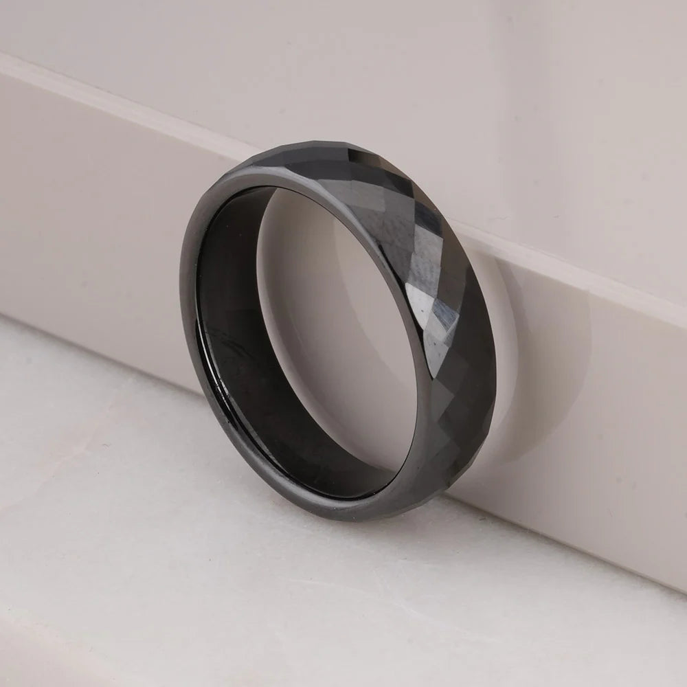 Obsidian Facet Ring | Salty