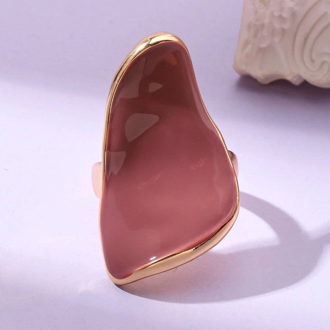 Magic Mauve Gold Ring | Salty