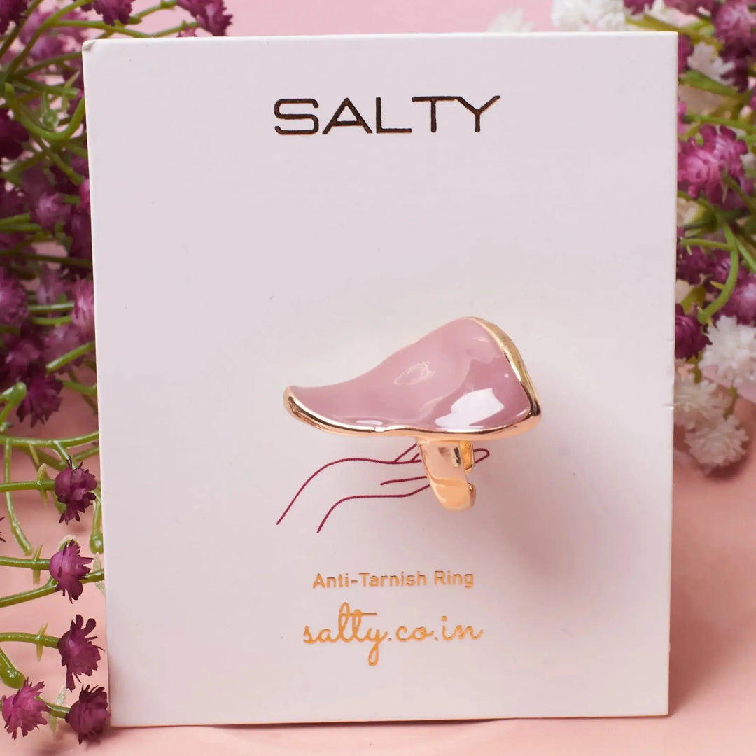 Magic Mauve Gold Ring | Salty