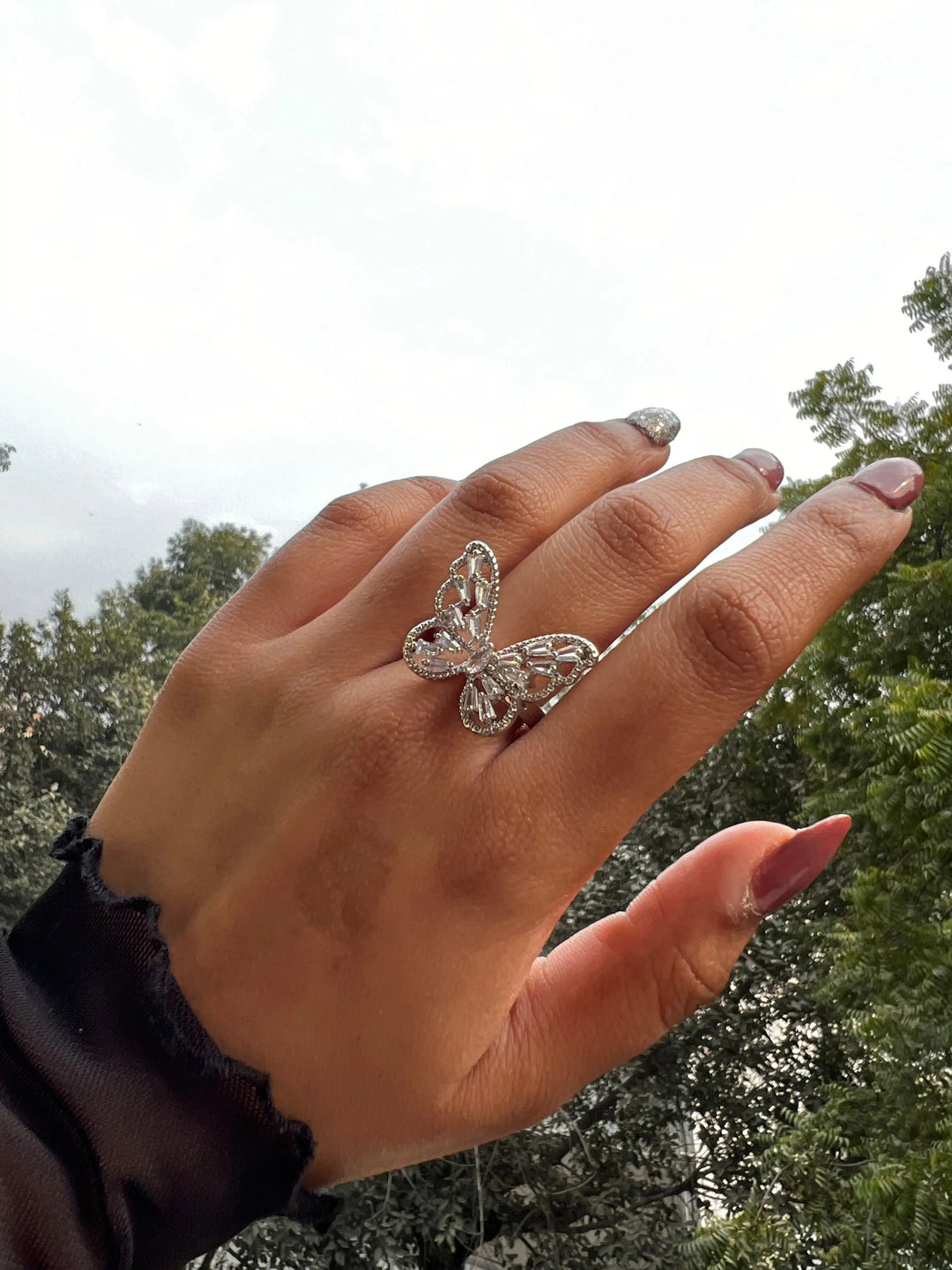 Magical diamond Butterfly ring - Salty Accessories