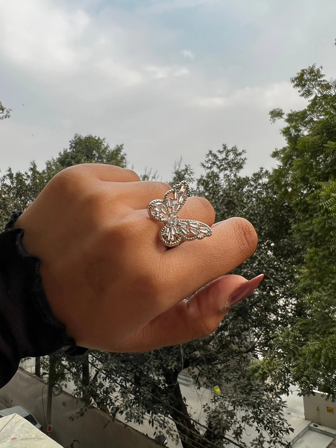 Magical diamond Butterfly ring - Salty Accessories