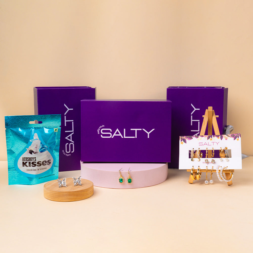 Luxury Jewellery Set Gift Hamper for Her with Personalised Card