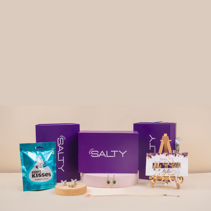 Luxury Jewellery Set Gift Hamper for Her with Personalised Card