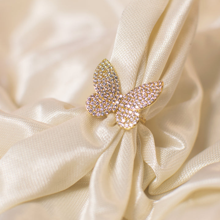 Majestic Butterfly Crown Ring - Salty Accessories