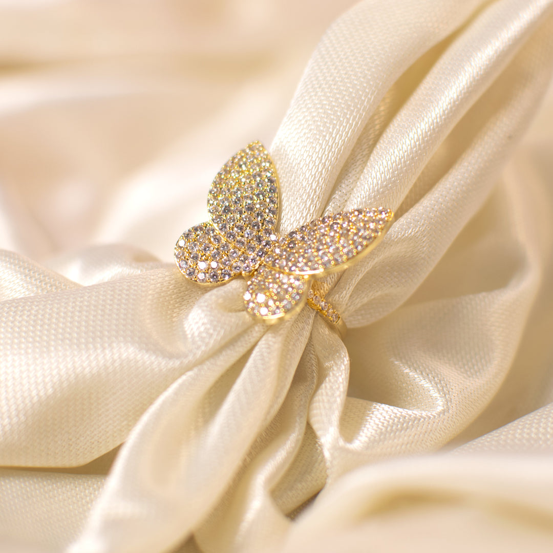 Majestic Butterfly Crown Ring - Salty Accessories