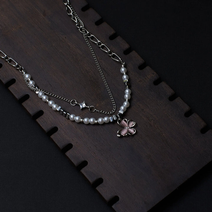 Male Monarch Charm Pearl Beaded Chain - Salty Accessories