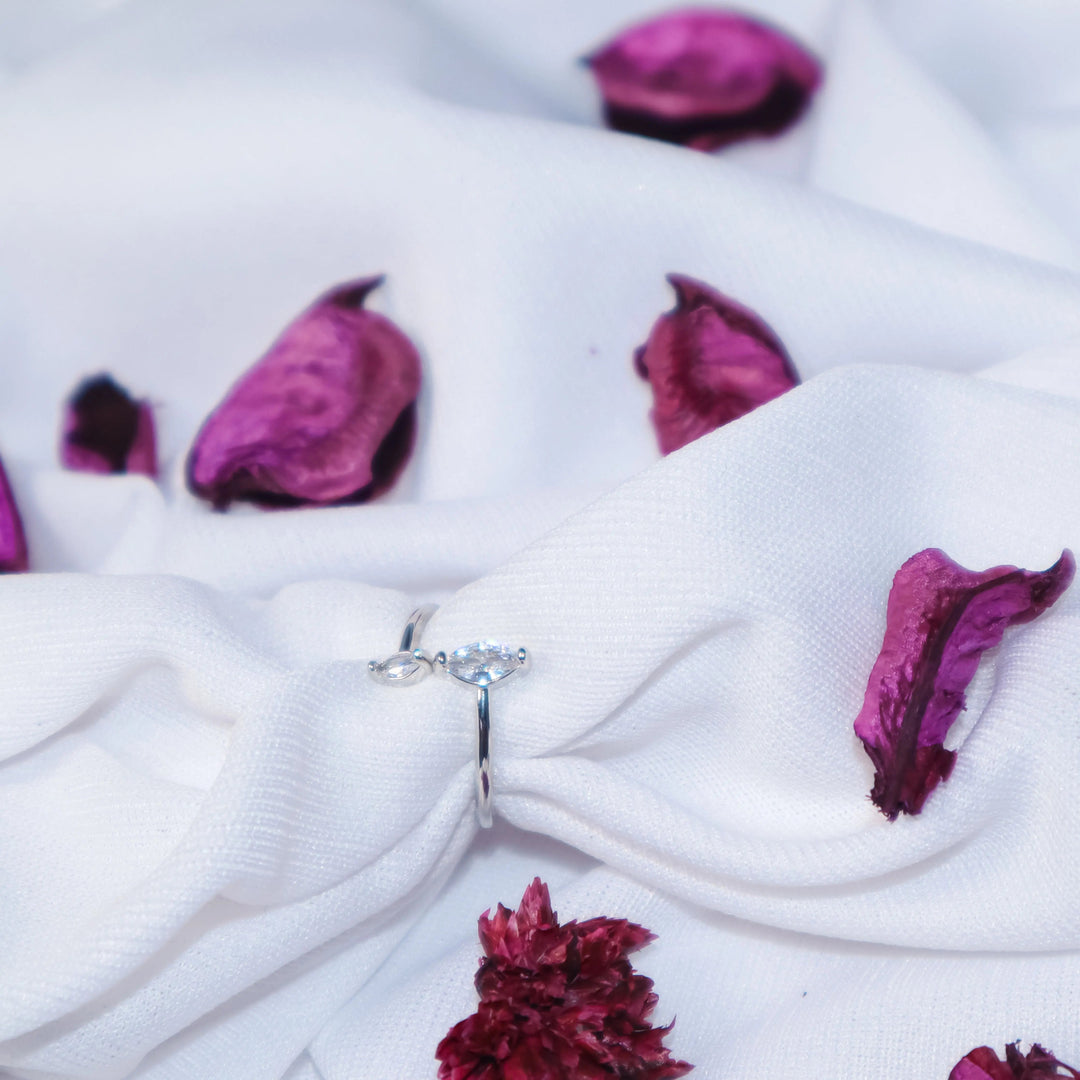 Marquise Duplex Band - Silver - Salty Accessories