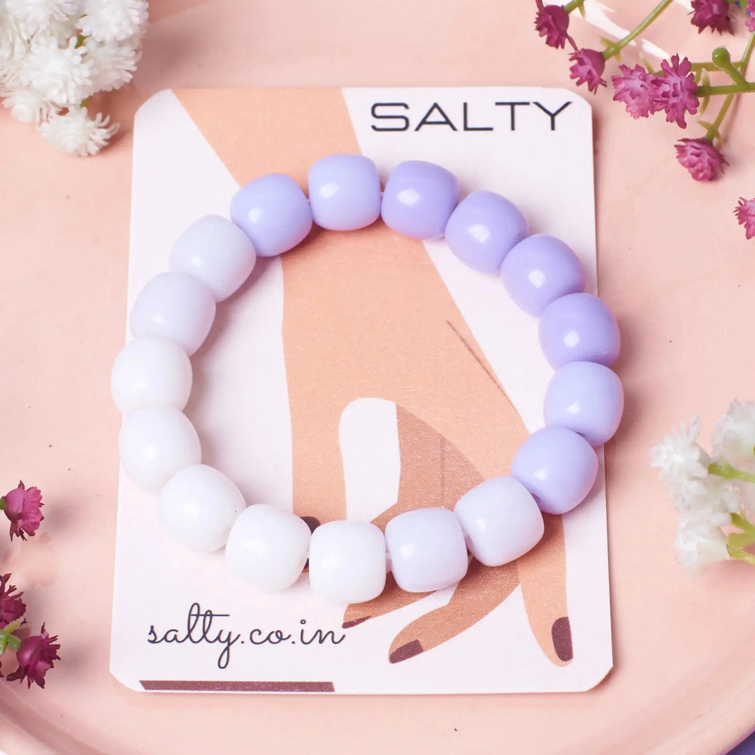 Mauve Magic Beaded Band - Salty Accessories