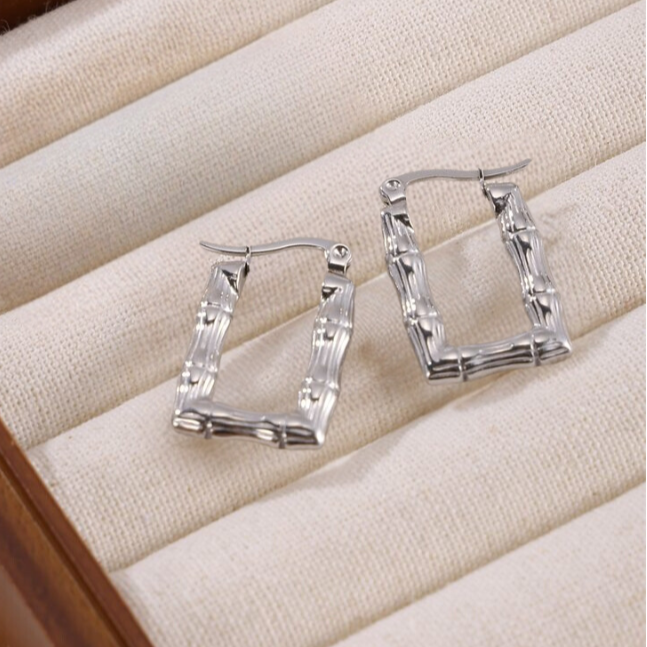 Minimal Silver Earring - Salty Accessories