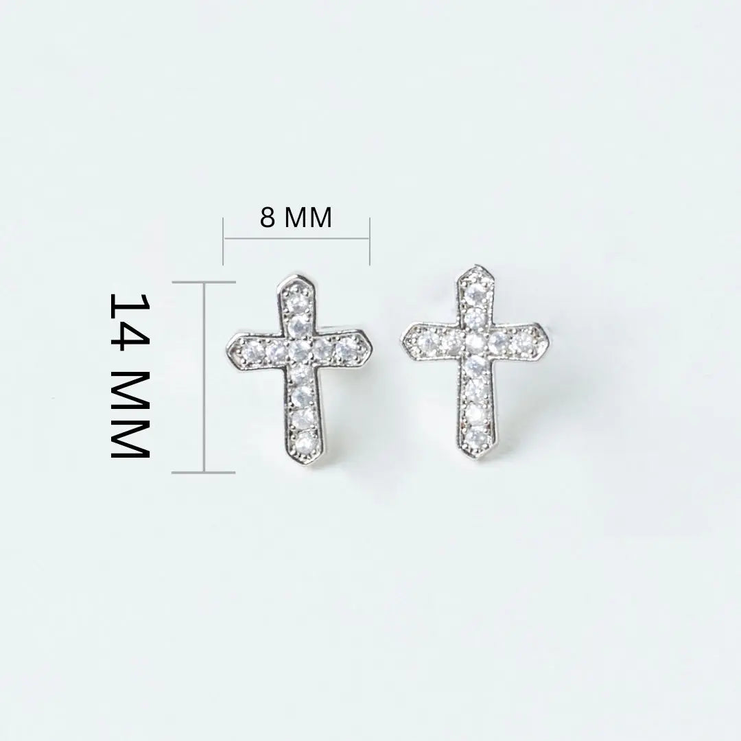 Messiah's Cross Studs | Salty