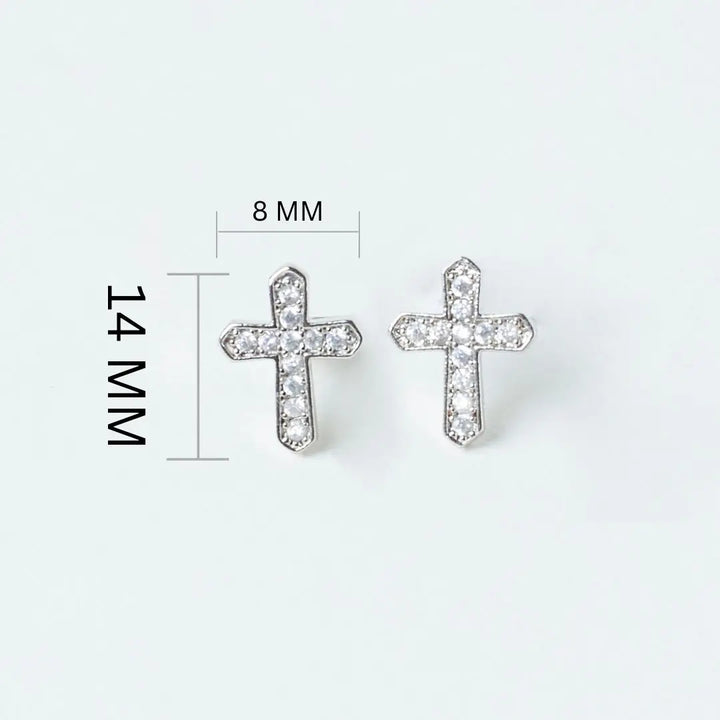 Messiah's Cross Studs | Salty