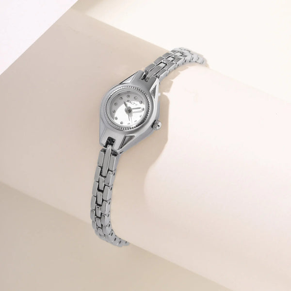 Micro Chic Silver Link Watch