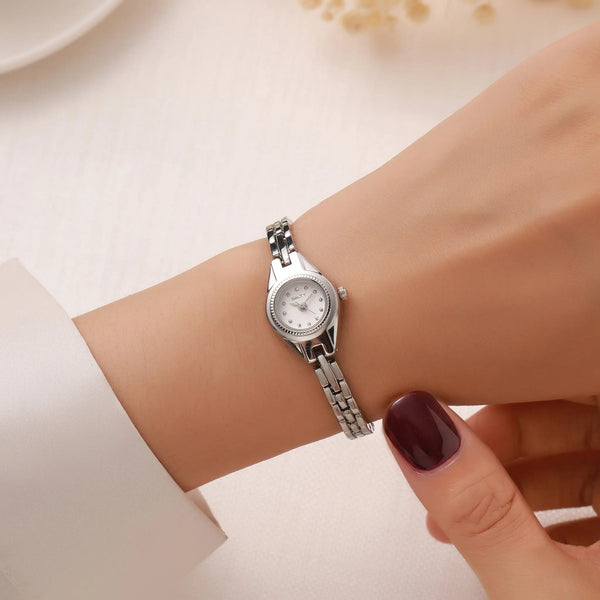 Micro Chic Silver Link Watch