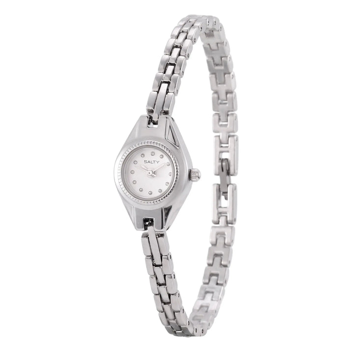 Micro Chic Silver Link Watch | Salty