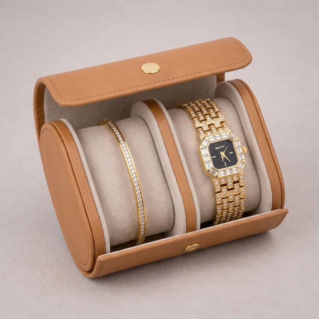Midnight Grace Watch Bracelet Stack | Salty