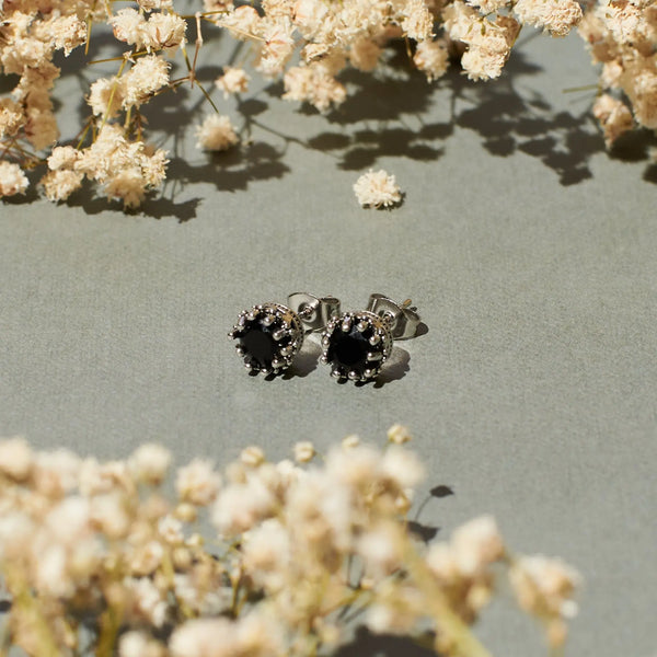 Midnight Luster Studs