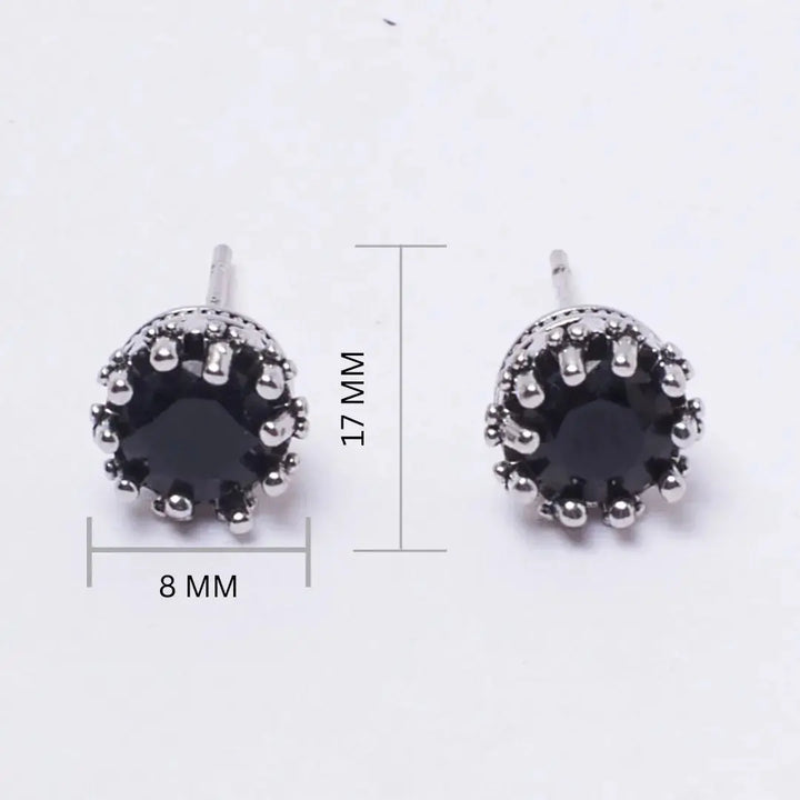 Midnight Luster Studs - Salty Accessories