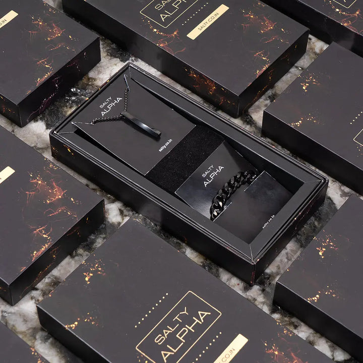Midnight Maverick Mens Jewellery Set | Salty