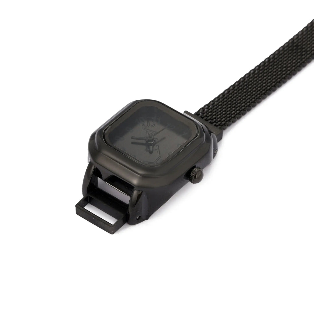 Midnight Melt Watch Ring - Black | Salty