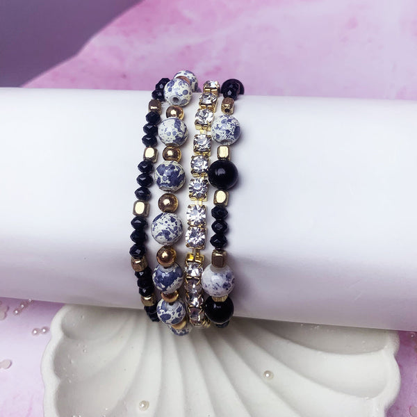 Midnight Mirage Shell Bracelet