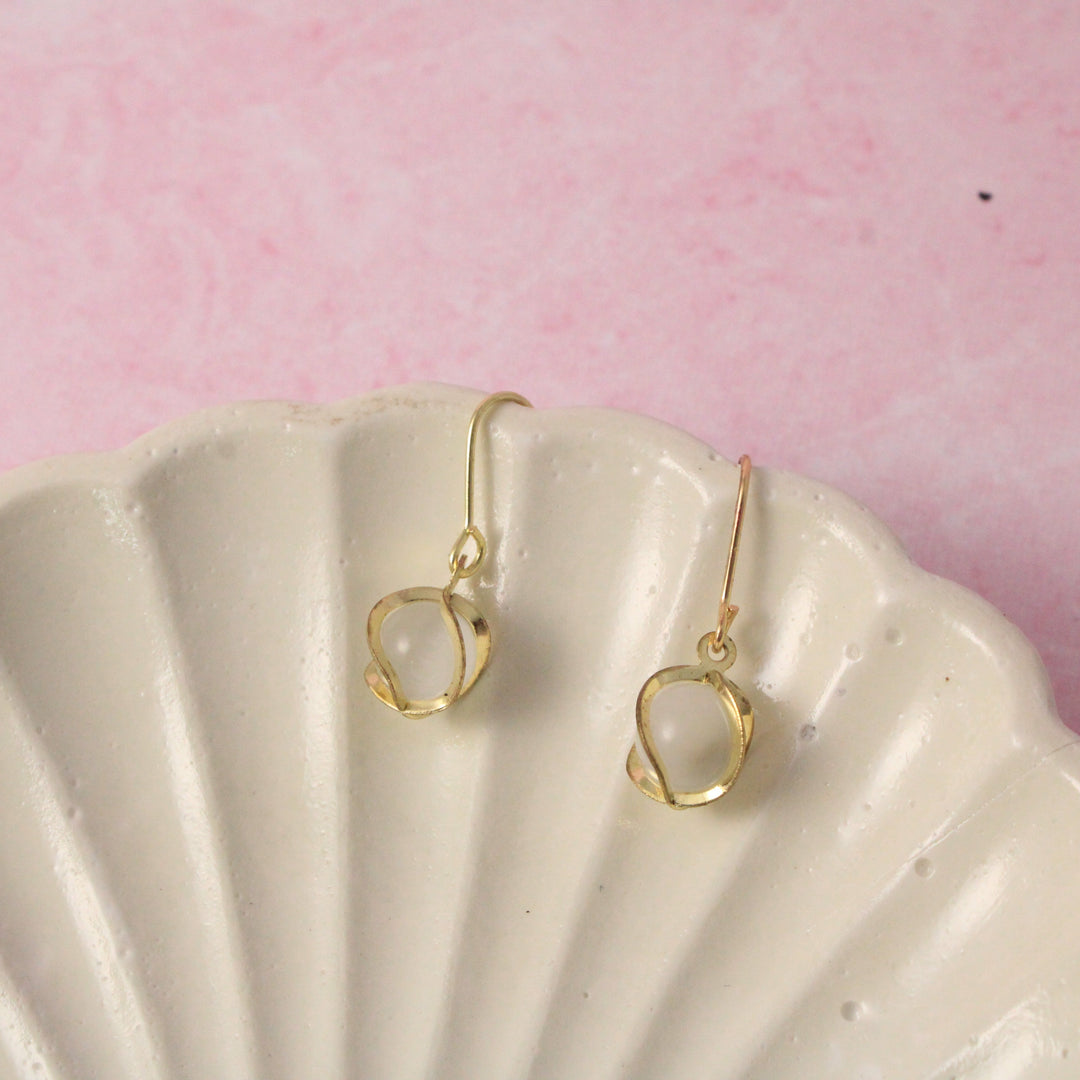Milky Opal Minimal Earrings - Salty Accessories